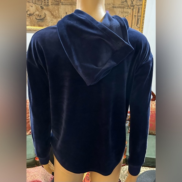Justice Active, Soccer, Navy Blue Velour, Hoodie. Sz 14/16 - Picture 4 of 9